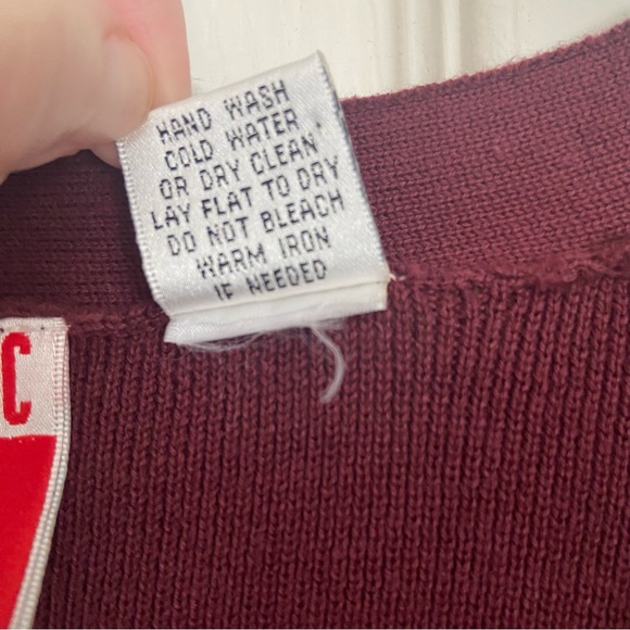 Mickey, Inc | Vintage 90s Mickey Mouse Button Up Sweater Vest Disney Parks - Picture 5 of 5